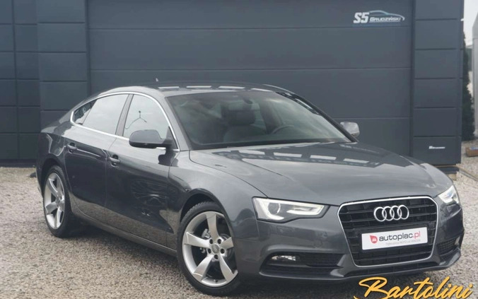 Audi A5 cena 63900 przebieg: 180000, rok produkcji 2013 z Biskupiec małe 172